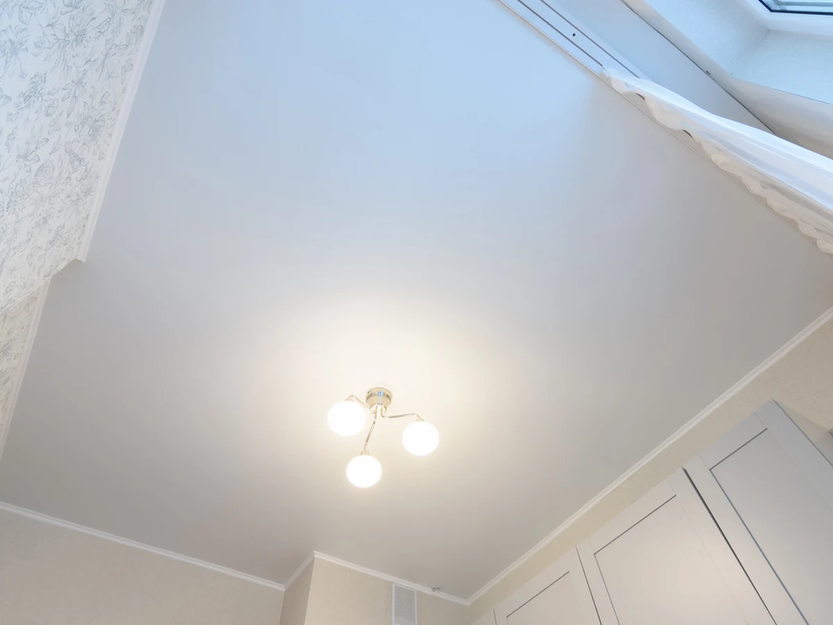 Ceiling painting white matte stretch finish in Harrogate by Harrogate Decorators, professional ceiling painters