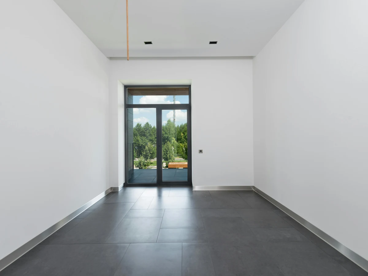 Interior plasterboard painting in Harrogate, freshly sealed and painted white room by Harrogate Decorators